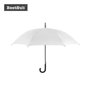 23 Inch White Promotional Umbrella STUM23W  - BestSub Technologies Co Limited - China