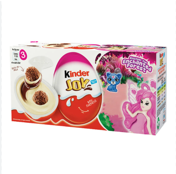 Authentic Kinder Joy Treat Box Packed With Smooth Creamy Chocolate Layers Crunchy Bites And Exciting Toy Surprise - TRADECENTRIC LLC - United States