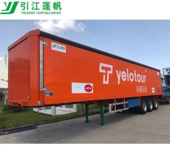 Quick-Release Side Curtains Semi Trailer with Reinforced Edge Protectors - Yangzhou Yinjiang Canvas Products Co., Ltd. - China