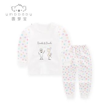 Newborn 100% Cotton Underwear Round Neck Colorful Baby Suit Sweater - Guangdong Juai Baby Products Co., Ltd. - China