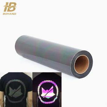 Multicolors T-Shirt Htv Vinyl Reflective Rainbow Heat Transfer Paper - Quanzhou Boyang New Material Technology Co.,Ltd - China