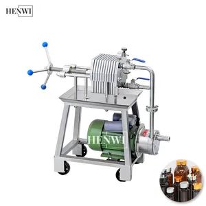 Stainless Steel Beer Plate Frame Filter with Electric Pump/Wine Press Filter/Juice Honey Syrup Filter - Foshan Henwi Technology Co., Ltd - China