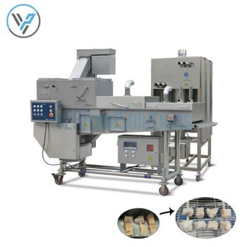 Precision Robust Crab Sticks/Haddock Sticks/Chicken Breast Crumbs Breading Machine for Restaurant - Shandong VER Machinery Co., Ltd. - China