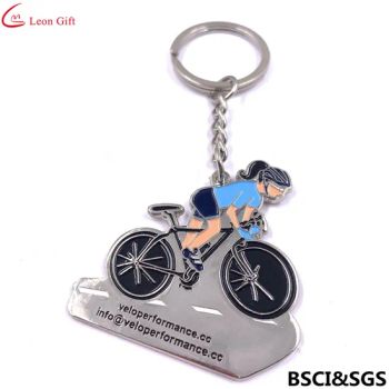 Manufacturer Wholesale Custom Logo Bike Anime Character Souvenir Metal Keychain - Zhongshan Leon crafts and gifts Co., Ltd. - China