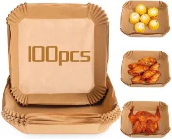 Disposable Liner 100 PCS Set Liner, Pad Cup Air Fryer Parchment Paper for Food Baking - Weifang MayShine Imp & Exp Co., Ltd. - China