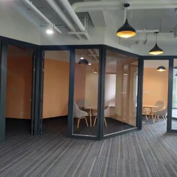 Internal Fire Rated Demountable Modular Glass Partition Office Walls Partitioning - Foshan Gumet Aluminum Co., Ltd. - China