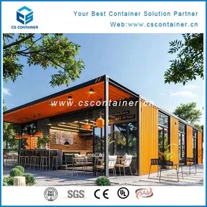 Coffee Shop, Prefabricated Container, Coffee Shop, Kiosk Bar, Beach Bar - CS Modular House Co.,Ltd. - China