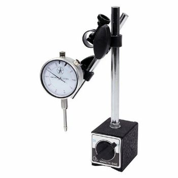 SS Dial Indicators, For Laboratory Material SS Weight 1.4 kg Clamp Holder 8 mm On/Off Switch Yes Dimension 9 X 6 X 26 - Ekam Automation - India