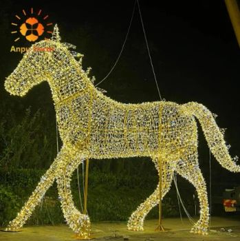 Outdoor Horse Carriage Lights Lawn Park Landscape LED Motif Lights - Ningbo Anpu Lighting Co., Ltd - China