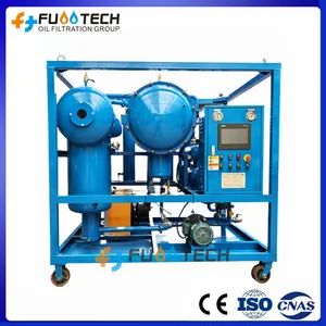 High Efficiency Turbine Oil Fty-J-50 3000lph Vacuum Dehydrator Coalescence Separation Filtration System - Chongqing Fuootech Oil Purifier Technologies Co., Ltd. - China