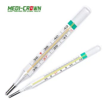 Household Armpit Glass Tube Alcohol Mercury Mercurial Armpit Clinical Thermometers - Medi-Crown Healthcare Co., Ltd. - China