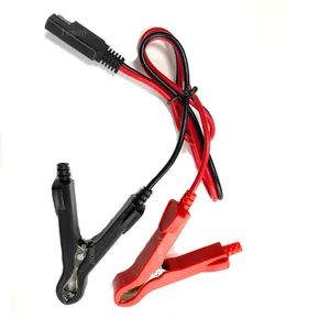 Alligator Clip to SAE Cable Quick Release Cable Car Solar Charging Extension Cord Battery Jumper Cables - Jiangxi Yoojo Technology Co., Ltd. - China