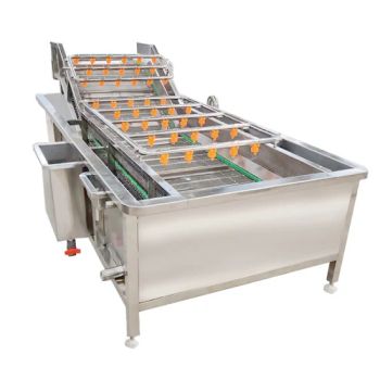 Vegetable Fruit Air Bubble Washing Machine Potato Cleaning Potato Chips French Fries Processing Cabbge Lettuce Apple Orange Bubbling Washer Machine - Henan Chuang Qin Mechanical Equipment Co., Ltd. - China