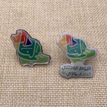 Free Design Hat Pins Small Gold Metal Soft Enamel Custom Button Pins Bulk Epoxy Saudi Arabia Magnet Lapel Pins for Clothes - Zhongshan Keychain Gifts & Crafts Co., Ltd. - China