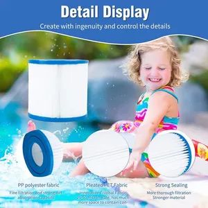 Blue White Swimming Pool SPA Filter Cartridges Dust Removal - Hebei Ince Environmental Technology Co., Ltd. - China