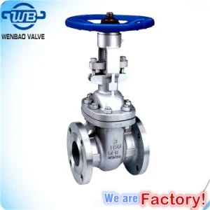 API600&ASME Cast Steel Wcb Carbon Steel CS&304/316 Stainless Steel Flanged 150lb 300lb Ball Globe Check Gate Valve Rising Stem China Factory - Wenbao Valve Co., Ltd. - China