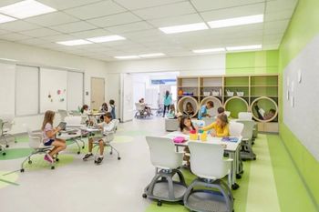 School Interior Designing Service Color Scheme Vibrant Furniture Type Ergonomic Layout Focus Age-appropriate Storage Solution Smart - Pushpa Decors - India