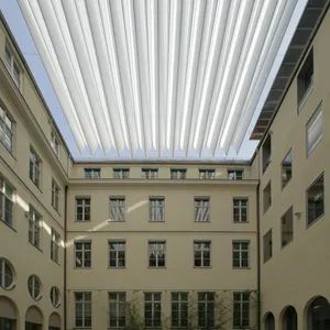 Outdoor Steel Retractable Roof Integrated Drainage and Insulation System Roof - Foshan Starveil Building Materials Technology Co., Ltd. - China