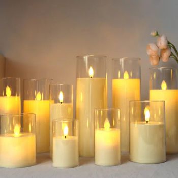 Wholesale LED Pillar Candles Wedding Home Decoration Battery Flickering Flameless Candle Light - Xiamen Seatyle Import & Export Co., Ltd. - China