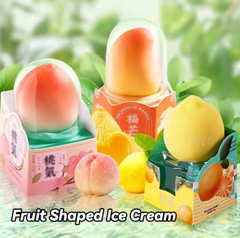 Peach Ice Cream 75g*12 - Exotic Fruity Ice Cream Grade A Icumsa Rating 45 Max. Moisture (%) 5 Type Fruity Ice Cream Color Sparkling White -  CALIPSO POLSKA SP Z OO  - Poland