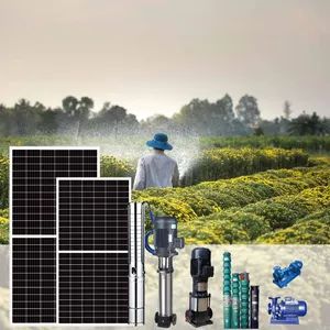 Alicosol Solar Power Water Pump System Stainless Steel Centrifugal Submersible Centrifugal Bore Well Pump Price High Pressure for  - Jingjiang Alicosolar New Energy Co., Ltd. - China