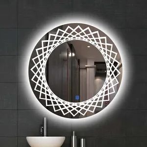 Modern Frameless Silver Mirror 800*600mm Waterproof Fogless Lighted 1Y MOQ100 - Guangdong Youyuan Trading Co., Ltd. - China