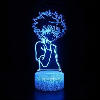 Anime Silhouettes of Killua Figure Light From Hunter X Hunter Otaku Sensor Manga Fans Room Table Lamp - KONG SENG LTD - China