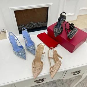 Summer Women Sandals High Heels Strappy Pointy Pumps 1Y - Putian Qiangju Department Store - China