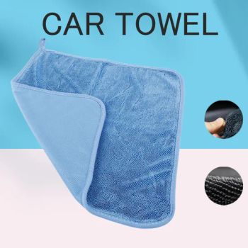Dry Robe 40*40 Cm 600 GSM Microfiber Towels for Car Dry Car Wash Wringer Personalized Quick Dry Towels Microfiber Dry Custom Logo Blue Towel - Shijiazhuang Jiafuqian Import and Export Trading Co., Ltd. - China