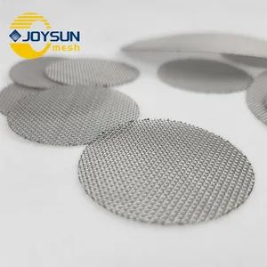 304 316 Double Layer Stainless Steel Woven Sieve Round Wire Screen for Water Coffee Treatment - Anping Joysun Wire Mesh Product Company Limited - China