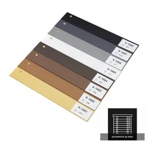 Customized Manual/Cordlessss Wood Venetian Blinds Slats Wooden Blinds Accessories Louver Panel for Windows - Jiangsu Yangtze Window Decoration Group Co., Ltd. - China