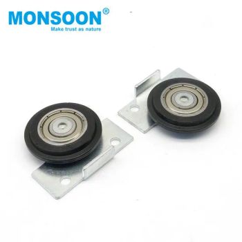 High Quality Heavy Load Wardrobe Closet Shower Rubber Wheel Rollers Plastic Nylon Ball Bearing Aluminum Window Door Track Rollers - Monsoon Import Export (Guangzhou) Limited - China