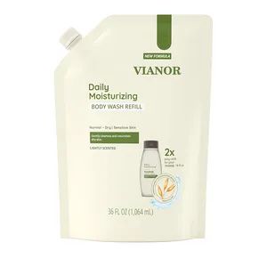 Private Label Wholesale Skin Exfoliating Whitening Nourishing Foam+ Essential Oil Body Wash Shower Gel Skin Refresh - Shandong Vianor Pharma Co., Ltd. - China