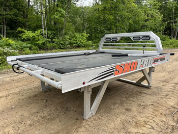 Container Chassis and Trailers / Sno Pro 7ft Aluminum Sled Deck w/Sliding - senesie mfg llc - United States