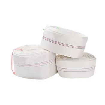 Lay Flat Flexible Fire Hose for Fire Protection Color White Origin China Trademark FHX Lining With Lining HS Code - Foshan Fuhouxiang Fire Valve Co., Ltd. - China