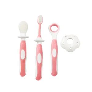 3 Stage Baby Oral Hygiene Set Advanced Baby Toothbrush MOQ 3000 Sets Trademark OEM Age Group Baby Model NO. BC20 Handle Material - Guangdong RoRo Baby Products Co., Ltd. - China