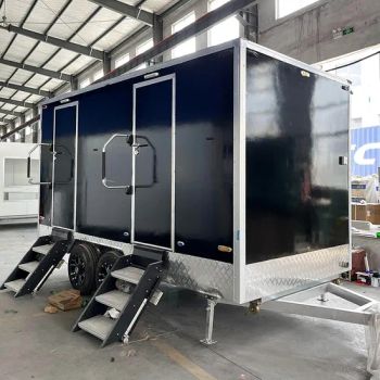 Luxury Mobile Toilets Mobile Outdoor Luxury Portable Restroom Toilet Trailer - Qingdao Tune Machinery Co., Ltd. - China
