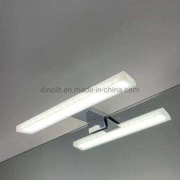 Chrome Surface Waterproof Luxury Home Decor Bathroom Furniture Bath Vanity Mirror Cabinet/Frame 7W 220V/110V LED Front Mirror Light with Clamp CE IP44 - NINGBO DINOLIT OPTOELECTRONICS TECHNOLOGY CO. LTD - China