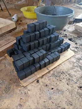 Coconut Shell Charcoal Briquettes from PT LUSH CROP AGROTECH Coconut Shell Charcoal Briquettes - PT LUSH CROP AGROTECH - Indonesia