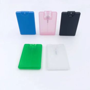 Hot Sale 20ml 30ml Square Flat Shape Water Mist Sprayer Hand Sanitizer Pocket Credit Card Perfume Bottle - Hebei Lingjin Import and Export Co., Ltd. - China