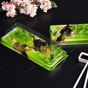 Disposable Food Container Dust-Proof Protection Disposable Takeaway Food Sushi Boxes - Sunzza Plastic Industry Co., Ltd. - China