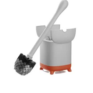modern Automatic Toilet Holder Plastic Cleaning Toilet Brush Set - Market Union Co. Ltd. - China