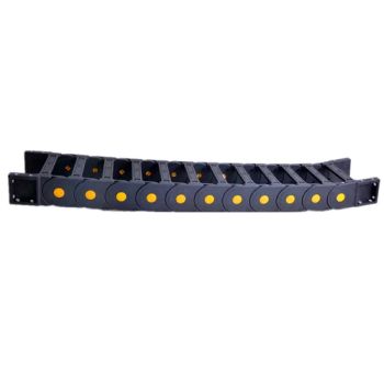 Plastic Semi Closed Drag Chain Cable Carrier Color Black Origin China Trademark OEM HS Code 3926909090 Structure Drag - SHENZHOU CITY SANSHI RUBBER CO., LTD. - China