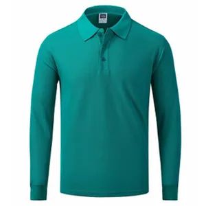 Classic Long Sleeve Polo Shirt for Men in Various Colors - Goldenpalm Apparel Inc. - China