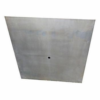 GI Earthing Plates Material GI Shape Square Pattern Plain Plate Thickness 5mm Technique Hot Rolled Dimension - Maa Sharda Electricals - India