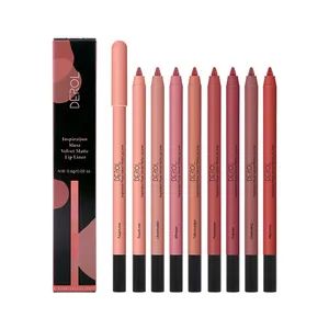 Matte Lipstick Lip Liner Everyday Nude Makeup Form Pencil Origin China Model NO. T1 Type Lipstick Trademark Non Specification - Good Seller Co., Ltd. - China