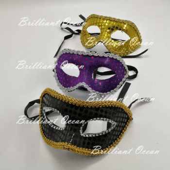 Glitter Masquerade Party Masks for Holiday Party Costume Party - Brilliant Ocean Trading (Yiwu) Co., Ltd. - China