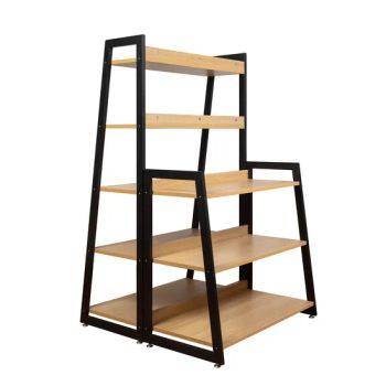 Hot Sell Cheap Bookcases Wooden Bookshelf with Steel Legs for Home and Office Organizer Adequate Inventory Can Be Customized - Xiamen Guangfuxin Industrial Co., Ltd. - China
