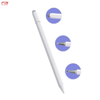 up-735 Aluminum Alloy Stylus Pen 3 in 1 Disc Fiber Ball Stylus Pen Magneticcapacitive Screen Touch Disk Stylus Pencil for Smartphone Tablet - Shenzhen Carry Technology Co., Ltd. - China