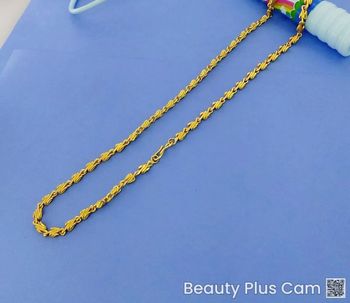 Mens Artificial Jewellery Size 22 Color Golden Material Brass Brand Halltree Occasion Wedding Product Type Mens - Halltree Associate - India